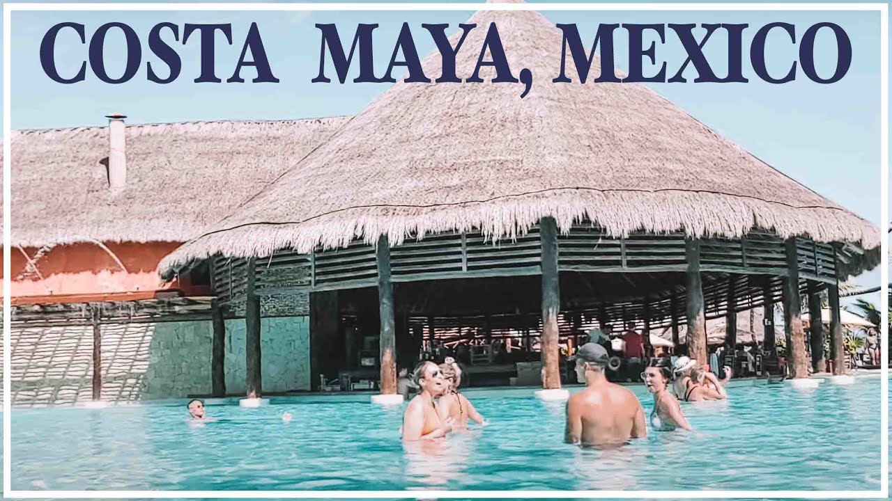 Day off in Costa Maya in Mexico | I work on a cruise ship| Virgin Voyages crew vlog