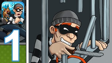 Robbery Bob - Gameplay Walkthrough Part 1 - Chapter 1: Suburbs (iOS, Android)