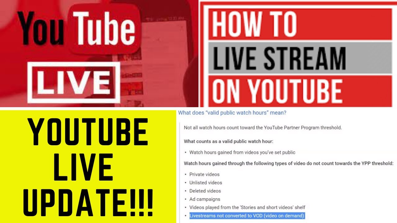 How to LIVESTREAM on YouTube - Complete Beginner Guide ! YouTube Live stream monetization update 