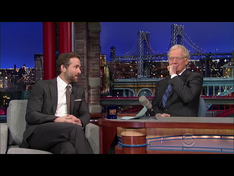 Ryan Reynolds David Letterman 2015