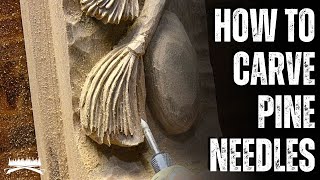 Woodcarving Pine Needles with A Dremel by Chiseled Outdoors Custom Carvings 436 views 1 day ago 12 minutes, 53 seconds