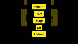 Monitor RAM usage on android. screenshot 3