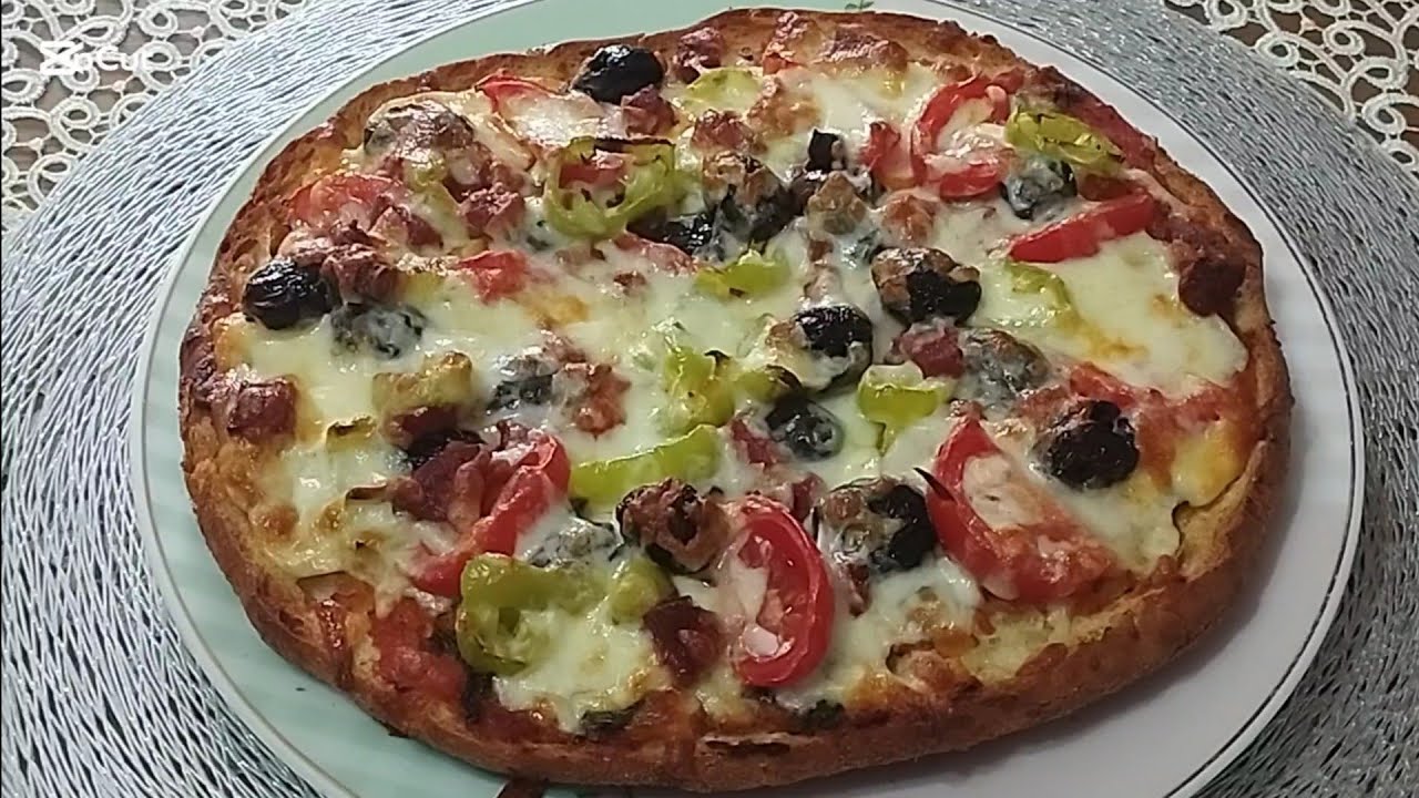 BAYAT PİDEDEN PİZZA TARİFİ👌 😋🍅🌶💯👏