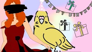 "the moment of dissapointment" sad bird birthday story