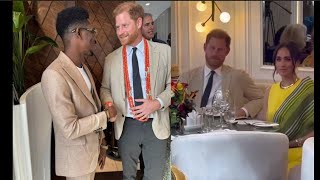 Moses Bliss mets and sang for Prince Harry and Meghan Markle the Duck & Duchess of Sussex