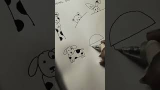 Doodling Animals (Part-2) ☆ For beginners ☆ #shorts #doodle