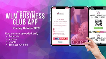WLM Business Club App - Pre-launch Announcement!