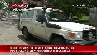 Ministerio de Salud del Caribe Sur recibe medio acuático - Nicaragua