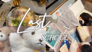 Last days of School Vlog📓𖦹˖⋆ |Classes, Yearbook Signing, Dance Performance, Shopping