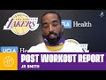JR Smith speaks on getting acclimated with his new team | Lakers Workouts