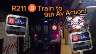 R211 D Train To 9Th Av Action