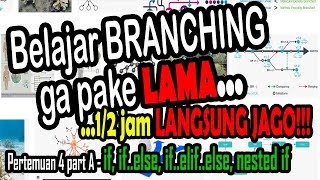 Logika Algoritma - Pertemuan 4A - BRANCHING (PERCABANGAN)