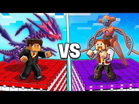 CUBÃO de LUCKY BLOCK de PIXELMON! ETERNATUS vs DEOXYS no MINECRAFT