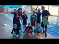 LLEVE A LOS SOÑADORES A CLASES DE NATACIÓN 🏊‍♂️ POR PRIMERA VEZ 🚀🔥🌊/ ponchuelas arce