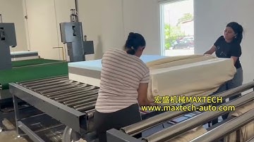 Automatic mattress production line