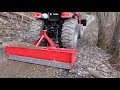 #395 I Prefer BOX BLADE over LAND PLANE for rough driveways like this!