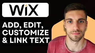 How to Add, Edit, Customize & Link Text on Wix Editor 2026 (Complete Text Editing Tutorial for Wix)