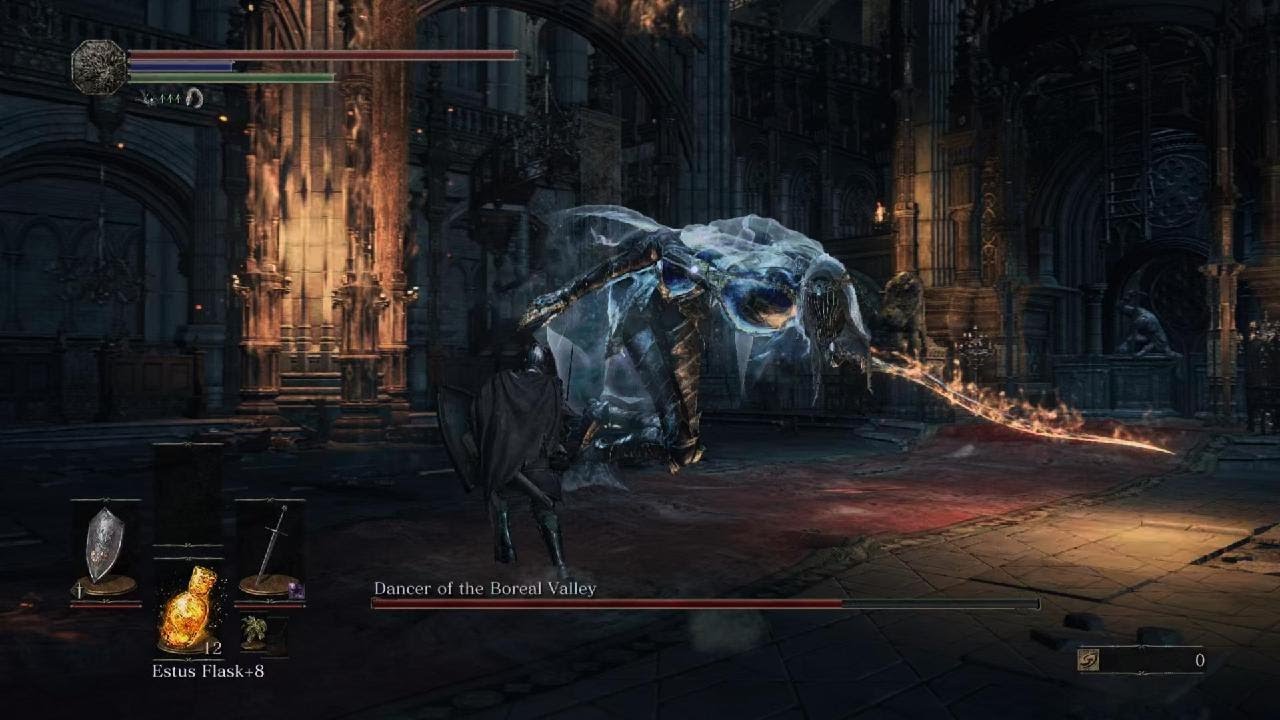 Aaron Plays - Dark Souls 3 - Dancer of the Boreal Valley Boss Fight