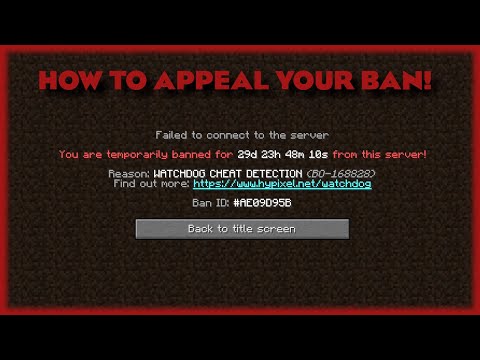 Come: Appello vostra divieto di Hypixel
