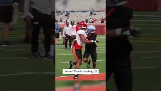 Louisville WR Jamari Thrash was cooking at the Senior Bowl