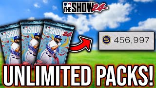 How To Get UNLIMITED FREE PACKS *FAST* In MLB The Show 24!