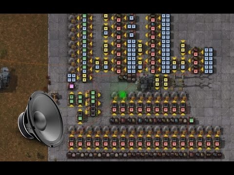 Factorio - Programmable speaker - Tutorial map (Reconstructing Science - Portal)