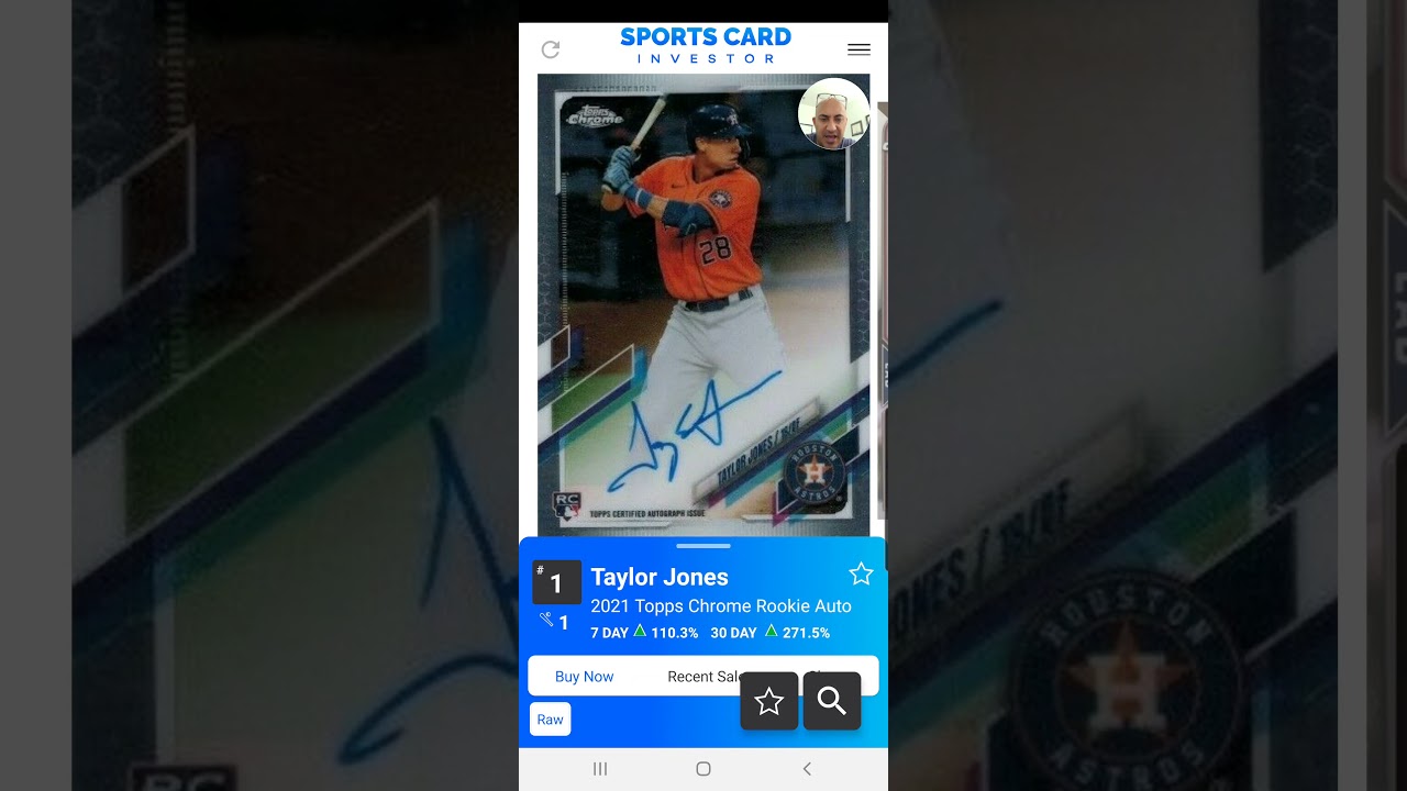 Taylor Jones Auto Rookie Card 🔥- Baseball Rookie Card Value Spike