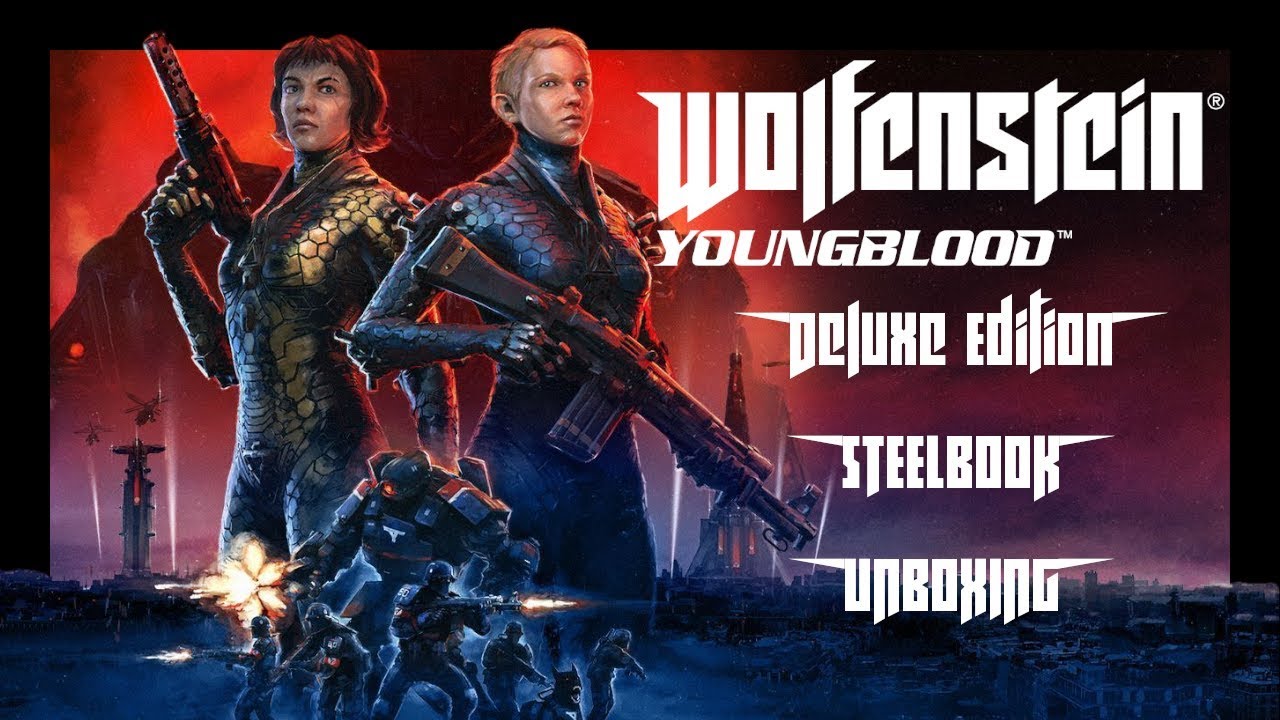 Jeu Wolfenstein Youngblood Deluxe + Steelbook PS4 - Bon état, édition Collector