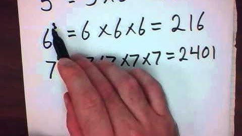 Mr. v teaching math - Order of Operation 3a Introduction to Exponents