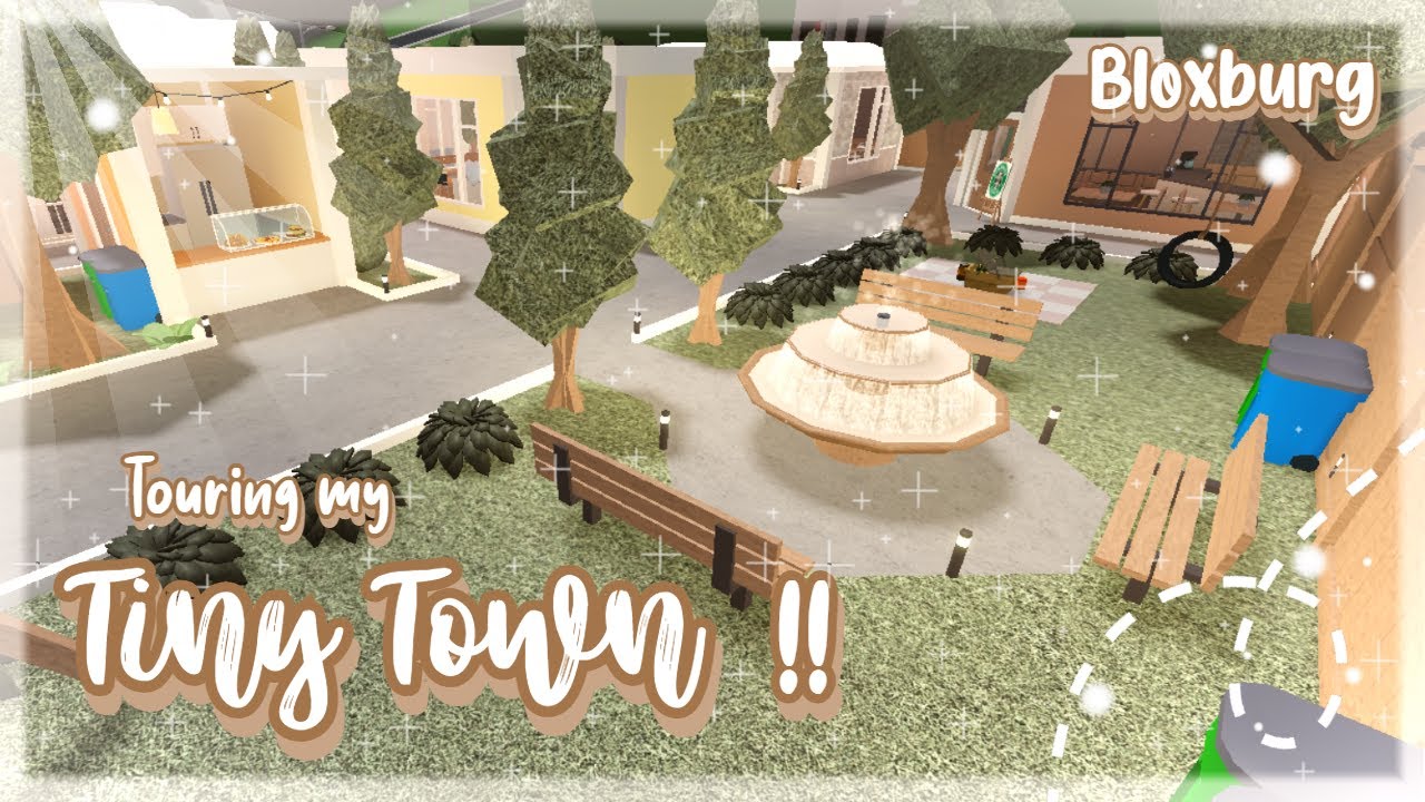 Touring my tiny town in Bloxburg !! || Risma FR ♡･ﾟ:* - YouTube