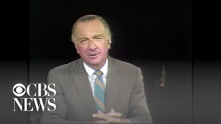 Walter Cronkite kicks off CBS News report on Apollo 11