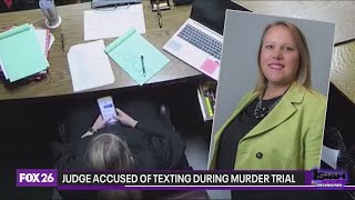 VIDEO: Oklahoma judge accused of texting during murder trial