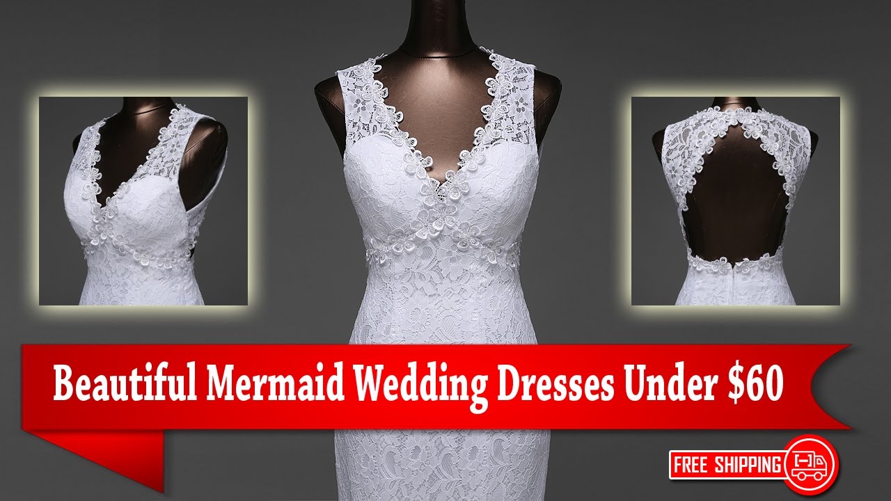 Beauty Cheap Mermaid Wedding Dress Must Have !! YouTube