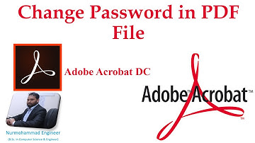 How To Change Password in PDF File Adobe Acrobat Pro DC