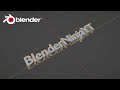 How to Extrude Text in Blender