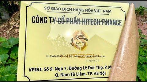 Làm biển công ty giá rẻ | Quảng Cáo Đại Việt