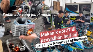 Suasana Idw hari ini diwarnai “Mesin Jebol” - MEKANIK Aor77 perdana di sirkuit indonesia