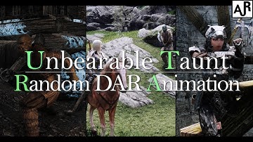 SKYRIM MOD I Unbearable Taunt Random DAR Animation