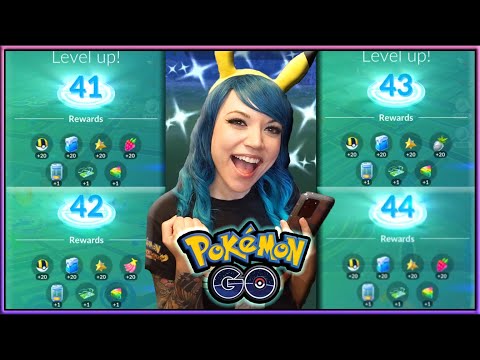 SHORTCUTS TO LEVELS 41, 42, 43 & 44 IN POKÉMON GO!