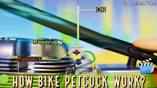 How Does Motorcycle Petcock Work? A Very Smart Engineering Behind Petcock.(3D Animation) (With CC) by Animated Beardo 5,242 views 1 year ago 2 minutes, 55 seconds
