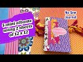 Mini Albums using 2 Sheets of 12x12 💜No Sew Journal 🧡🌿