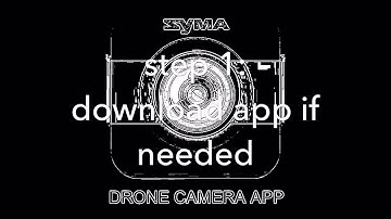 Tutorial on how to use FPV SYMA X5SW