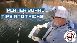 How to use planer boards striper fishing!! #striperfishing #livebaitfishing #planerboards