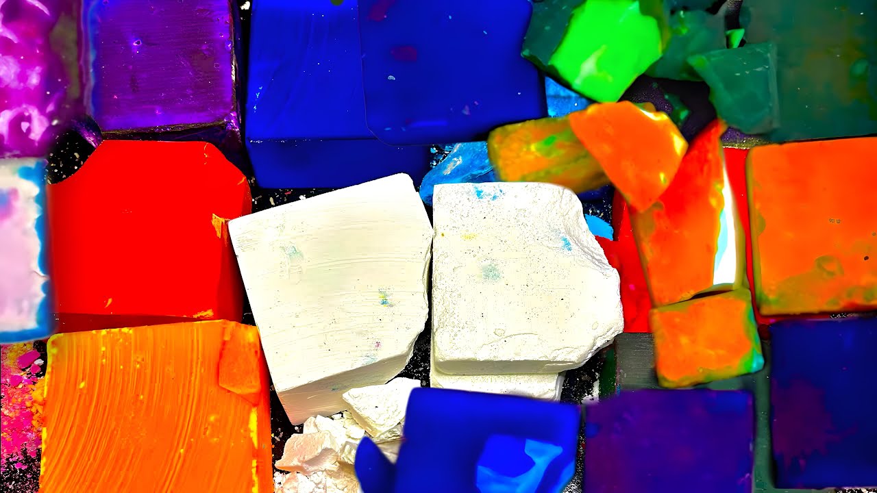 Never Ending Crunchy Deep Dyed & Plain Gym Chalk Edit - YouTube