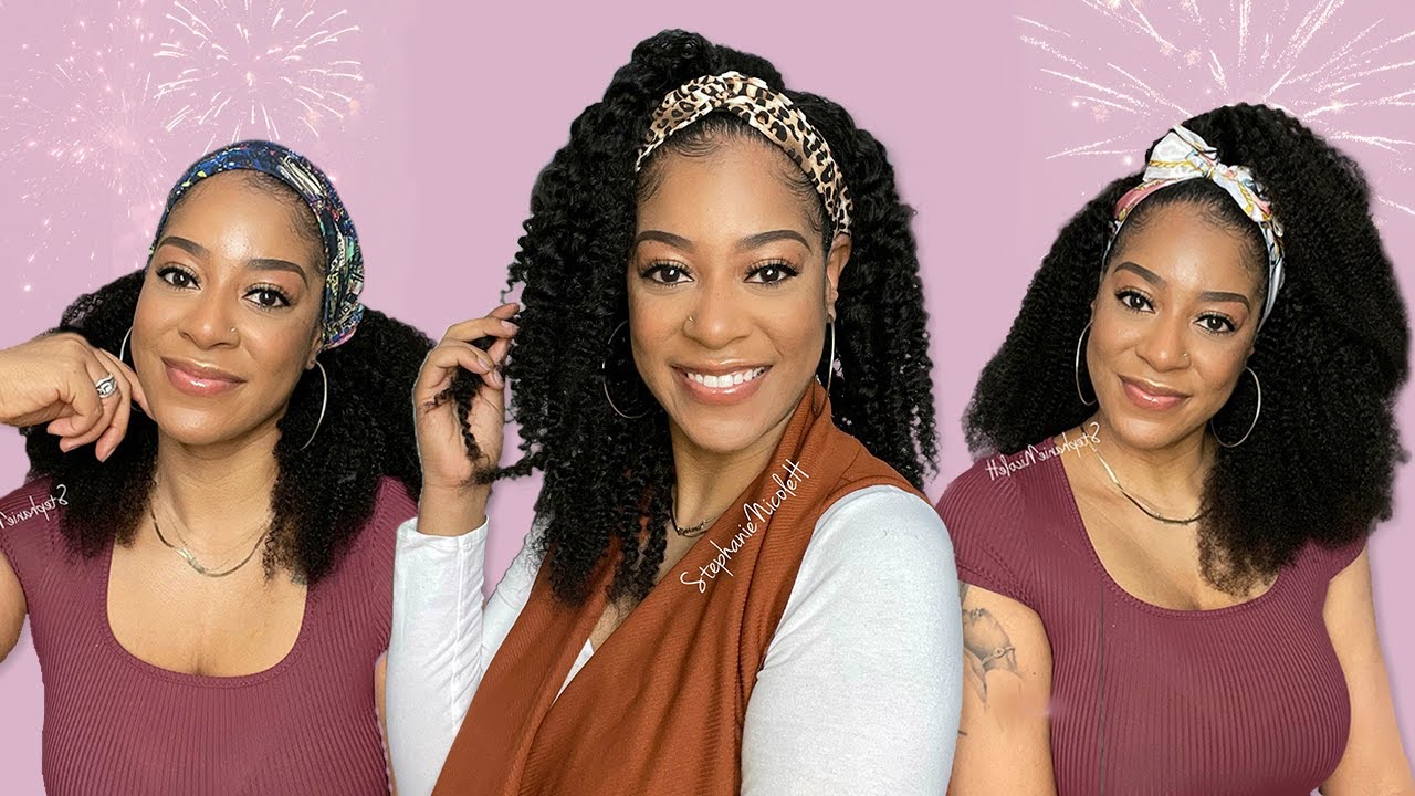 The MOST Natural Headband Wig from Neflyon Wigs Kinky Curly Texture