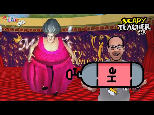 A Professora Malvada curte um jogo de Baseball! [Scary Teacher 3D ○ Strike  That] 