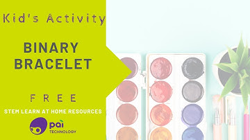 Kids Activity: Binary Necklace | Pai Technology | STEM Toys