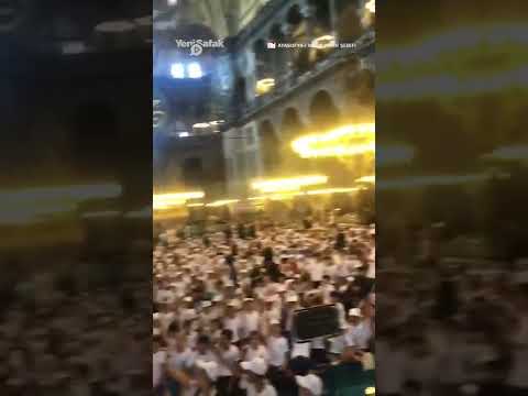 Ayasofya'da binlerce çocuk tek ses: Allah-u Ekber