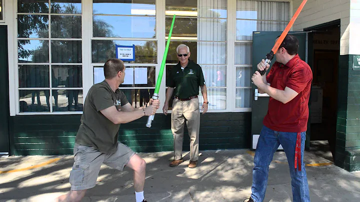 Mullen and Mayer Light Saber Duel (OutTake)