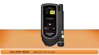 The Accu Chek® Mobile Blood Glucose Meter System Setting the Time and Date screenshot 5
